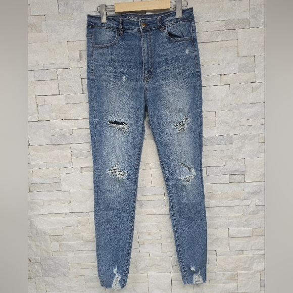 🌟 US SIZE 8 jeans bundles:Women's Jean Collection Stylish Distressed Blue Jeans - Picture 2 of 15